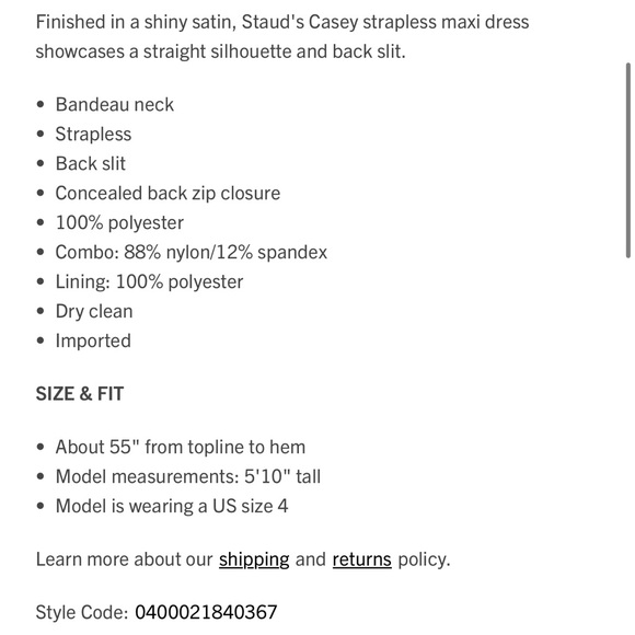 Staud Casey Dress - Picture 2 of 3